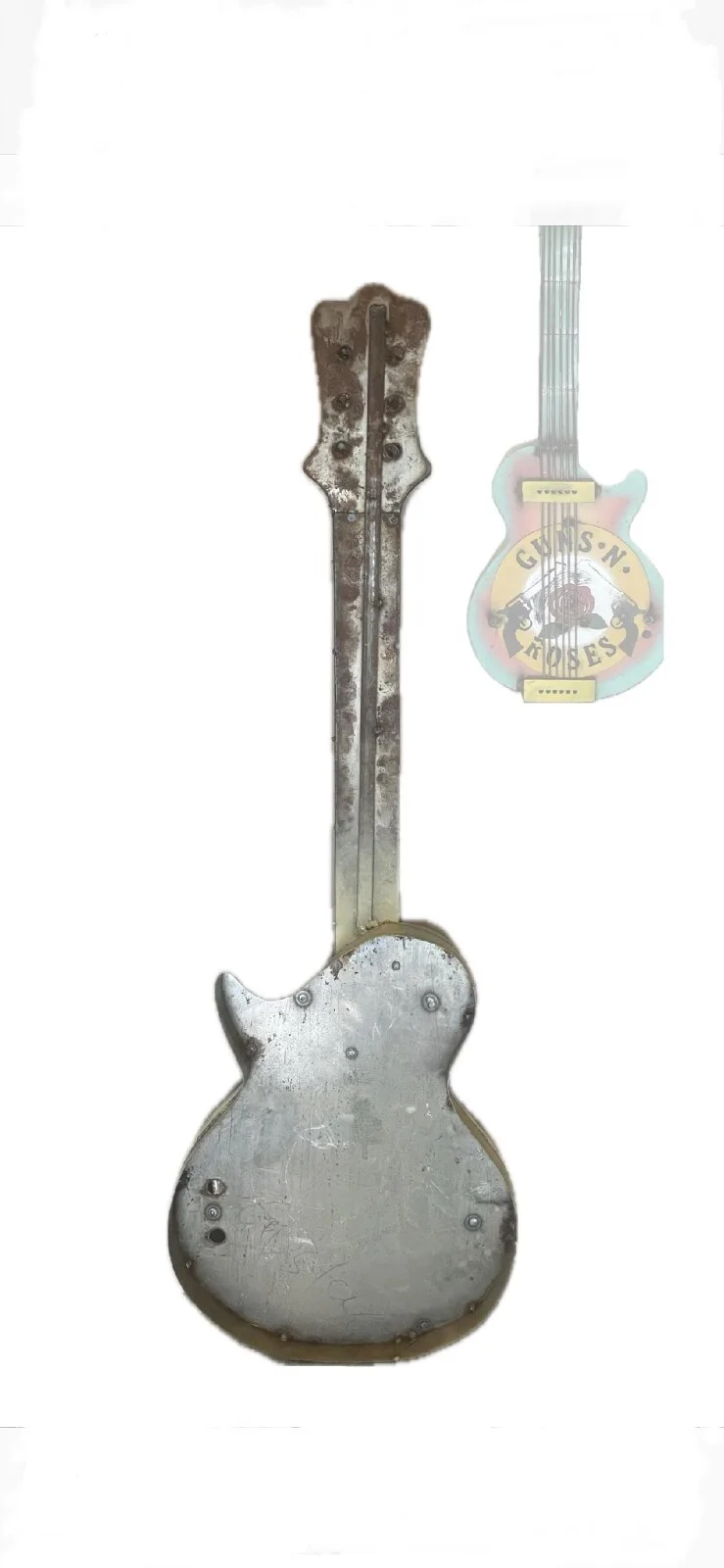 Guns N’ Roses Handmade Metal Guitar Artwork / Collector's Item / Custom Made, image 2