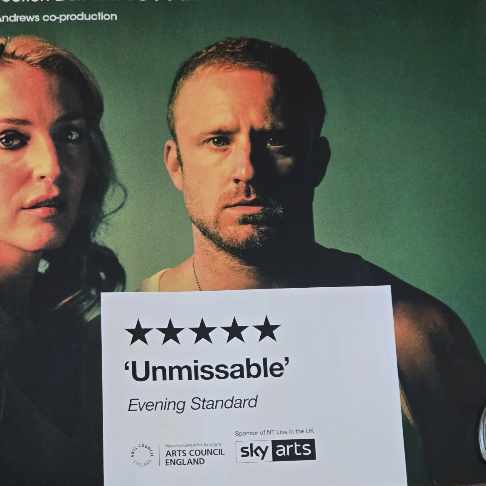 National Theatre Live: A Streetcar Named Desire UK QUAD ROLLED POSTER One Sheet, изображение 2
