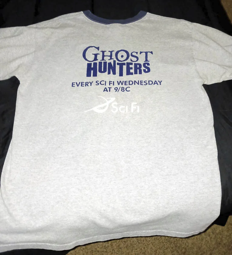Ghost Hunters Sci Fi Channel Promo T-Shirt Signed by Steve Gonsalves/Dave Tango, image 5