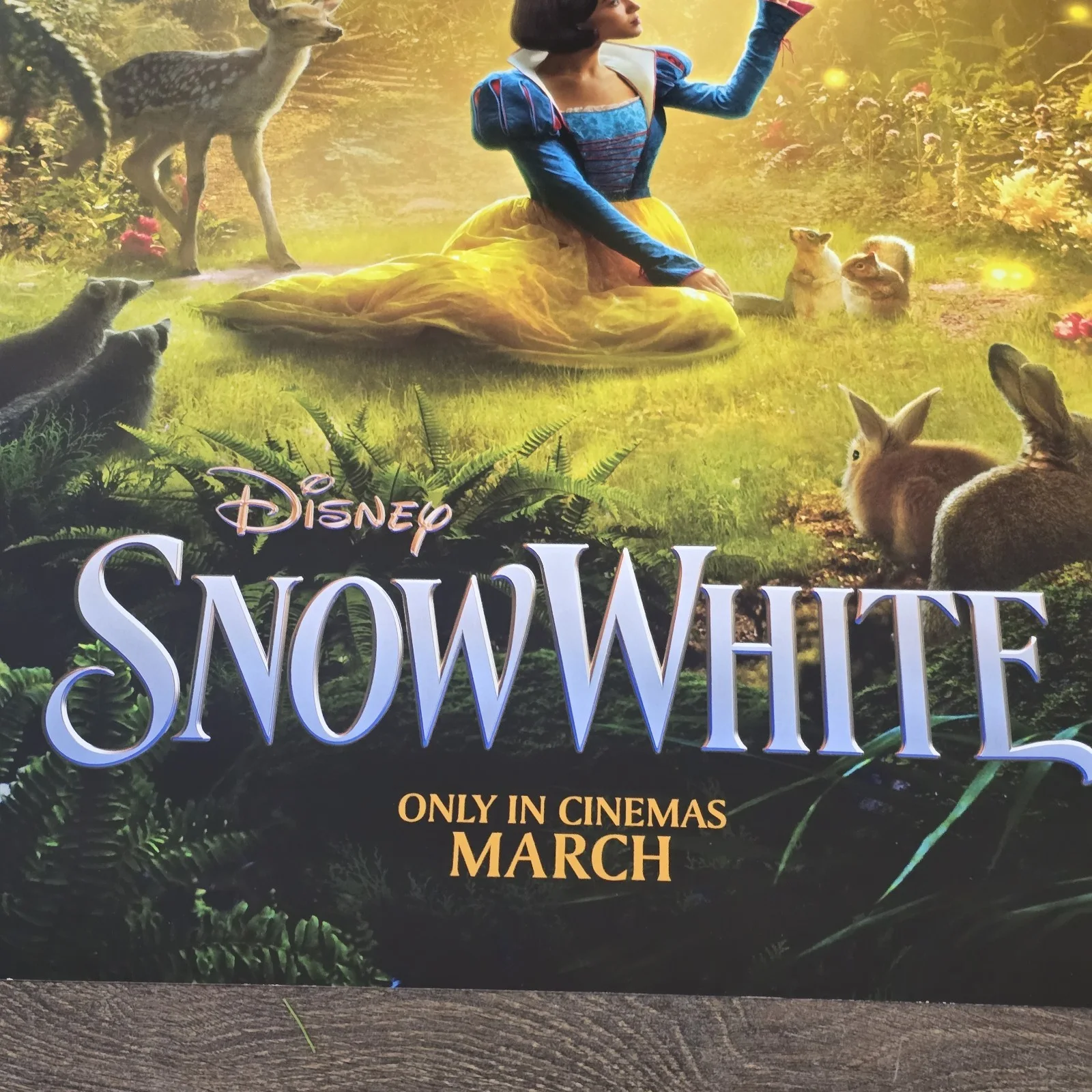 OFFICIAL CINEMA POSTER DISNEY SNOW WHITE FILM 2025 One Sheet Quad 30 X 40", изображение 4