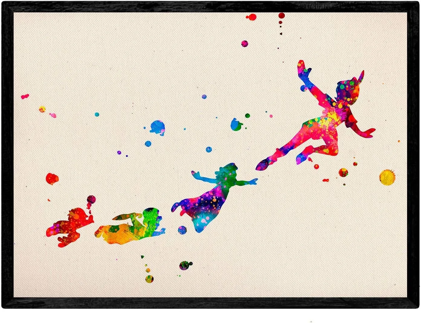 Nacnic FILM FOR FRAMING Peter Pan Flying with Friends Laminas Decorative Wall, изображение 2