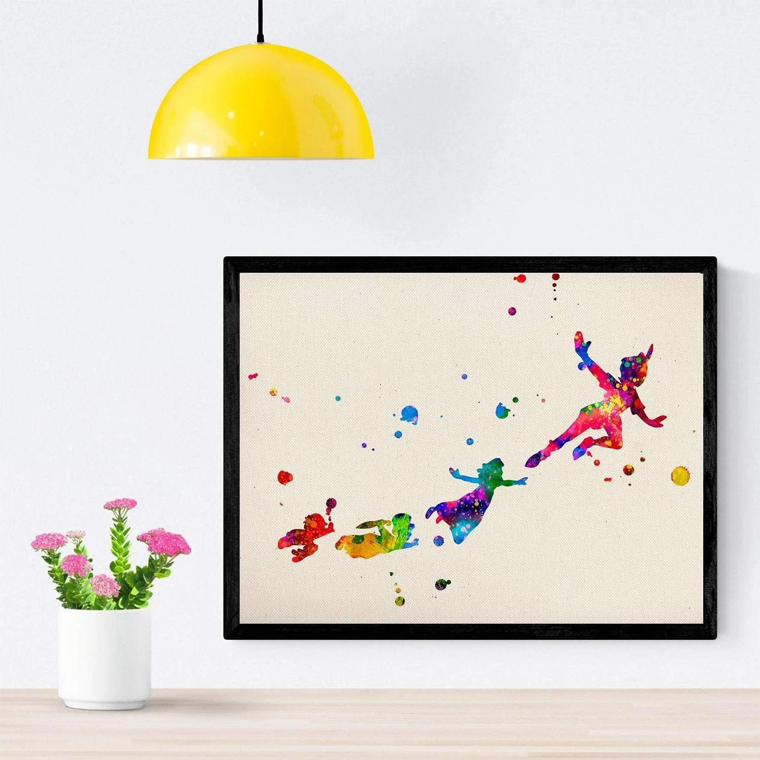 Nacnic FILM FOR FRAMING Peter Pan Flying with Friends Laminas Decorative Wall, изображение 3