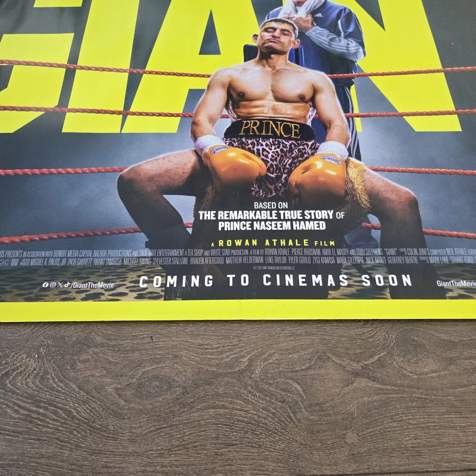Giant (2025 Film) Quad Movie Cinema Poster (30x40") Original One Sheet, изображение 5