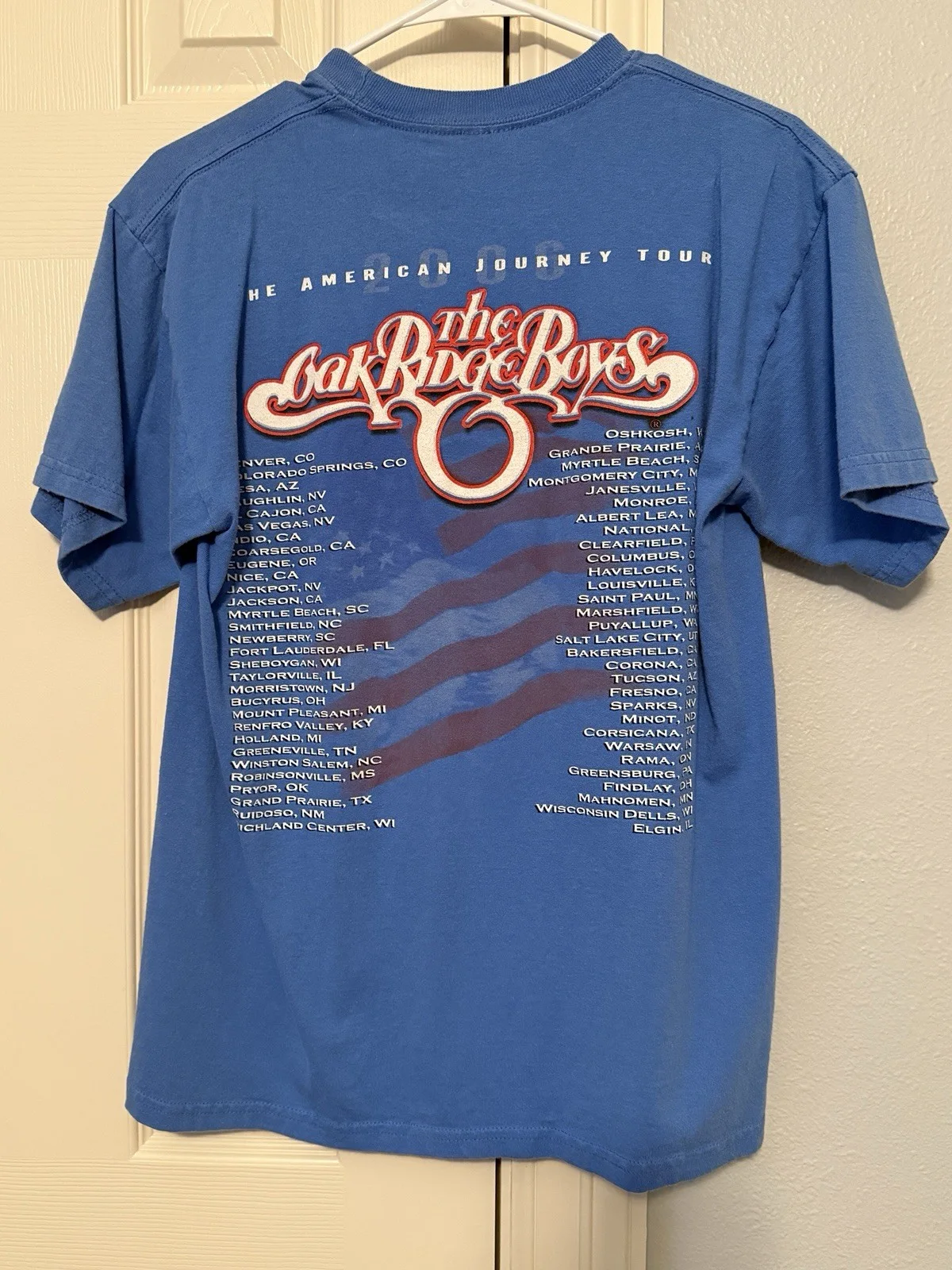 The Oak Ridge Boys SIGNED AUTOGRAPHED Concert Tshirt 2005 Medium M Tee Shirt, изображение 2