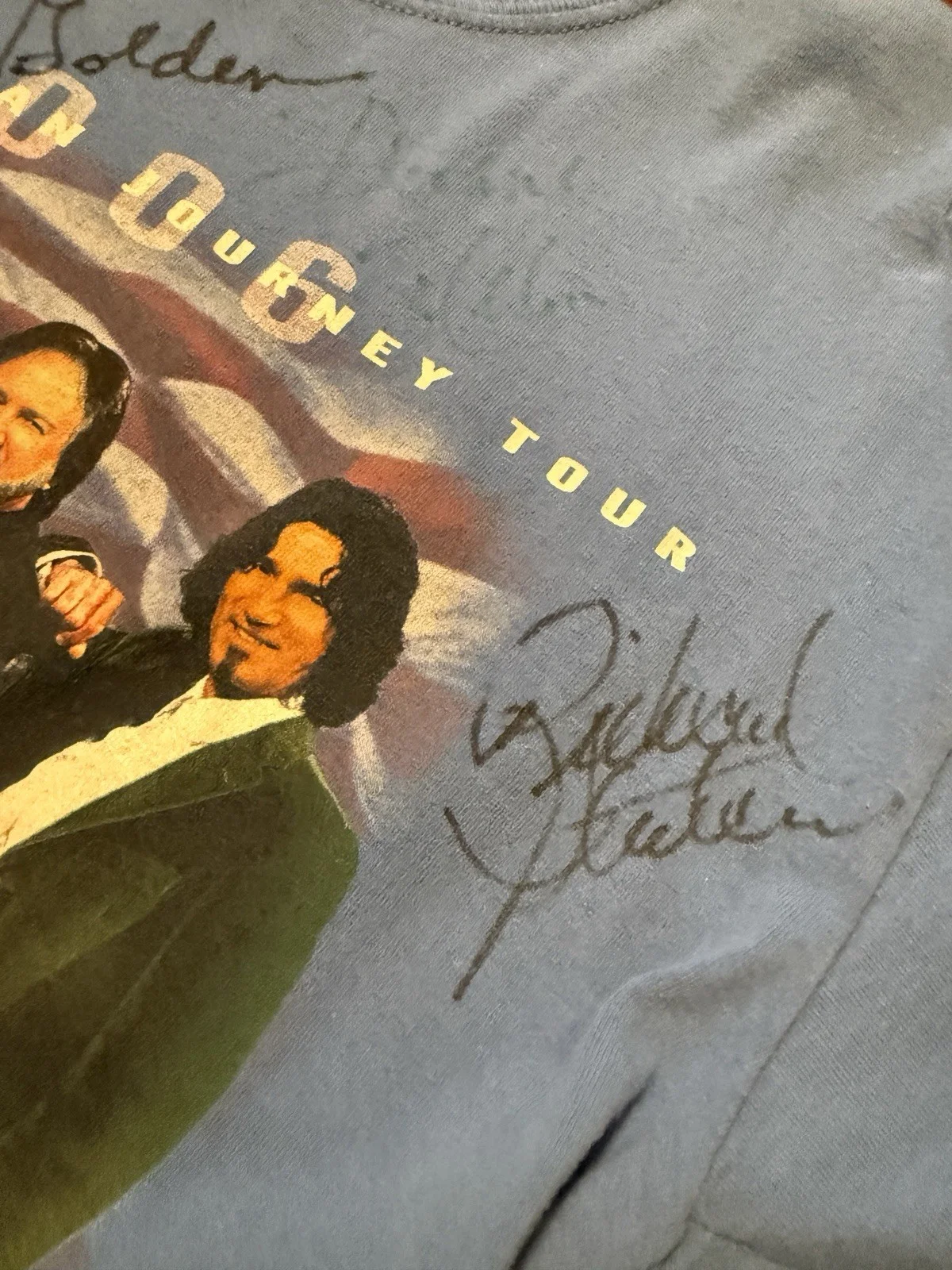 The Oak Ridge Boys SIGNED AUTOGRAPHED Concert Tshirt 2005 Medium M Tee Shirt, изображение 5