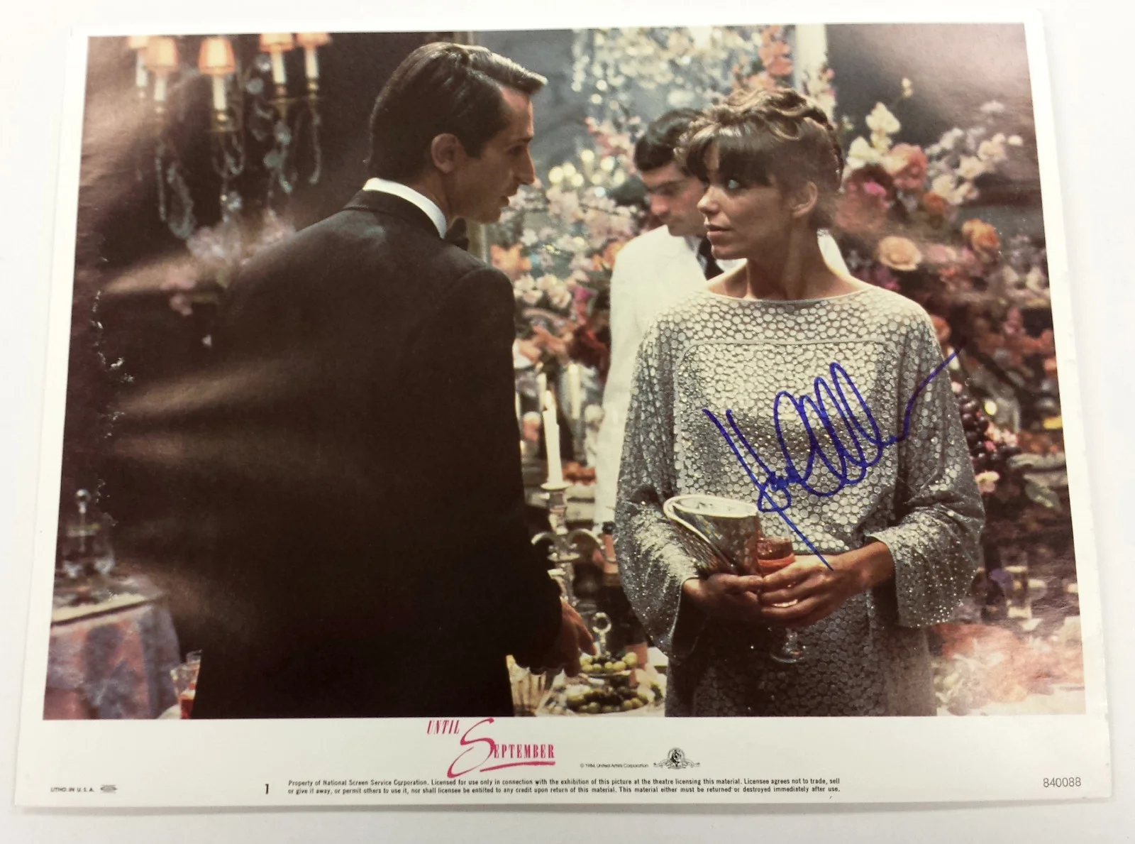Karen Allen — Karen Allen Signed Lobby Card from Until September 11X14 Autograph Photo JSA, изображение 3