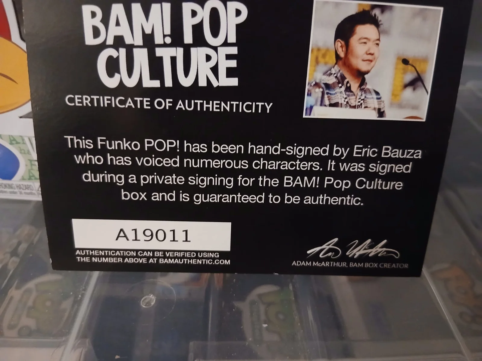 Eric Bauza Woody Woodpecker Voice #487 Signed Autographed Funko Pop, изображение 4