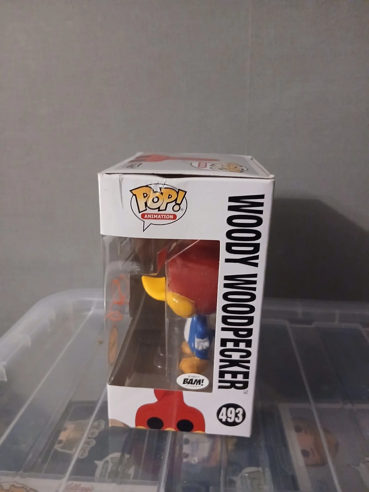 Eric Bauza Woody Woodpecker Voice #487 Signed Autographed Funko Pop, изображение 5
