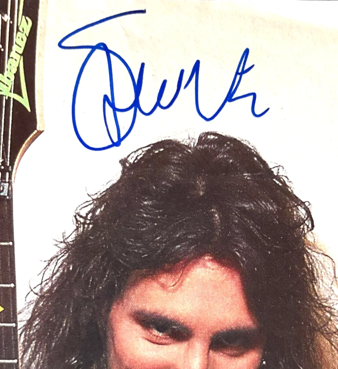 STEVE VAI SIGNED AUTOGRAPHED 8X10 MAGAZINE PHOTO FRANK ZAPPA WHITESNAKE BEAT PSA, изображение 2