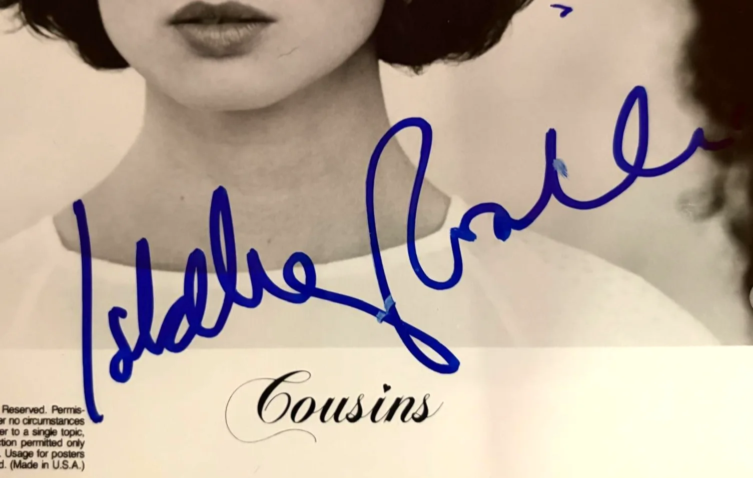 Isabella Rossellini — ISABELLA ROSSELLINI SIGNED AUTOGRAPHED 8X10 PHOTO DEATH BECOMES HER PSA COA, image 2