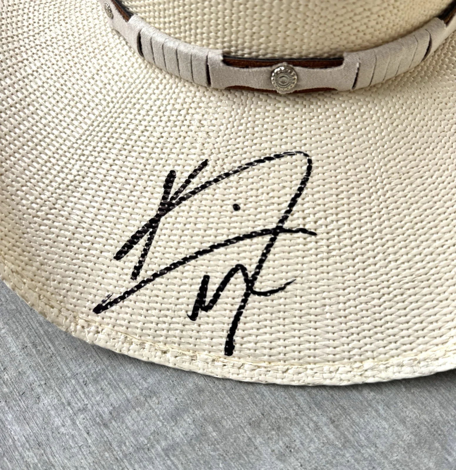 Kip Moore Signed Cowboy Hat Country Music Singer Autograph Auto Rock Proof, изображение 2