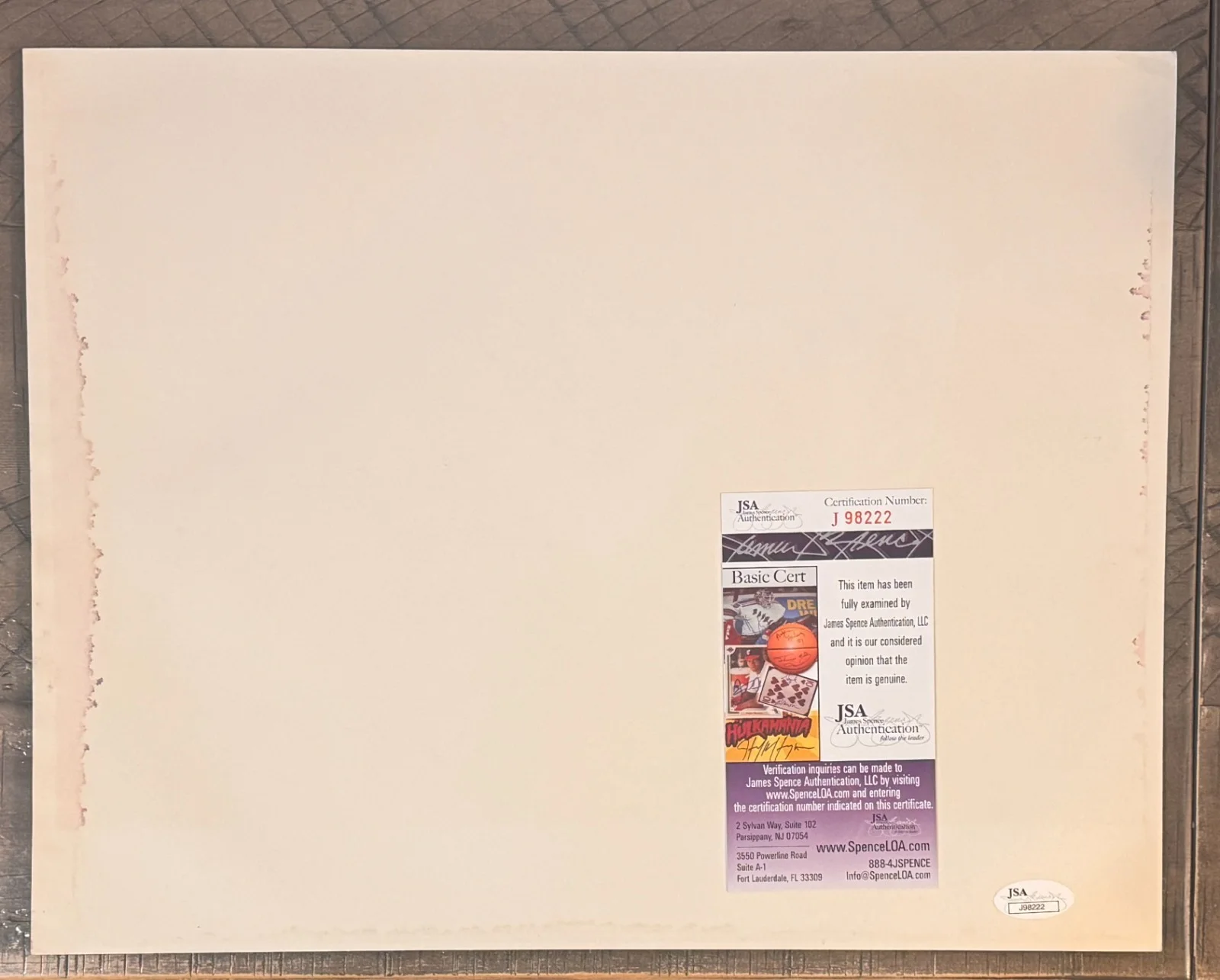Andrew McCarthy — Andrew McCarthy Signed Lobby Card of Class 11X14 Autograph Photo JSA Certificate, изображение 2