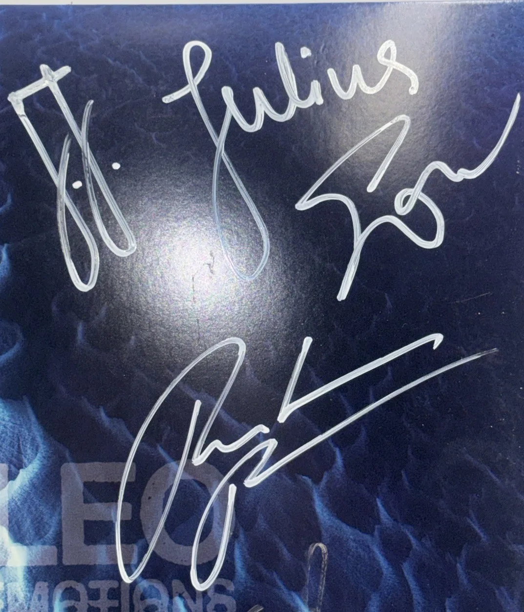 KALEO MIXED EMOTIONS SIGNED AUTOGRAPHED BLUE VINYL ON JACKET JSA COA CN52745, image 2