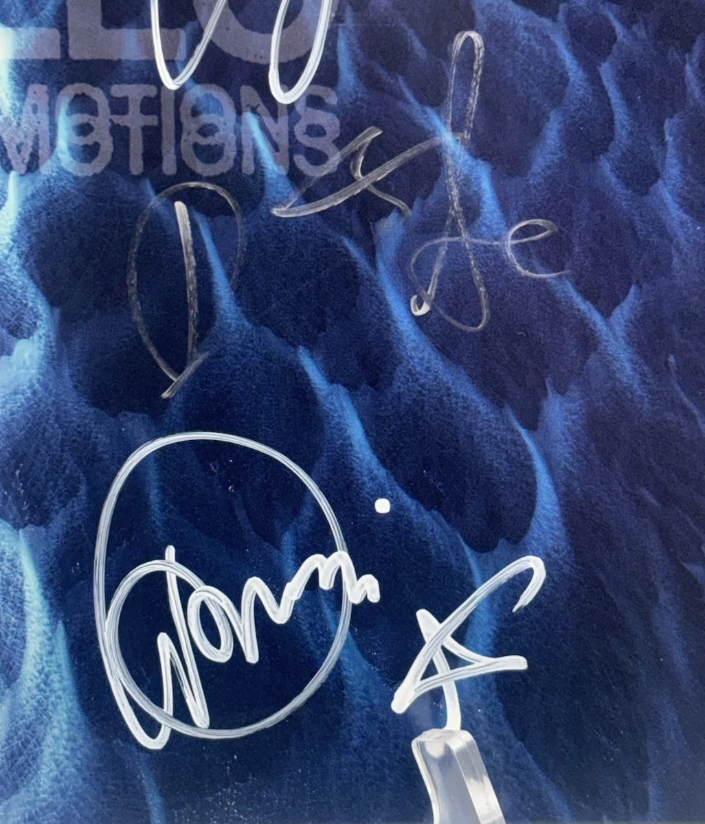 KALEO MIXED EMOTIONS SIGNED AUTOGRAPHED BLUE VINYL ON JACKET JSA COA CN52745, image 3