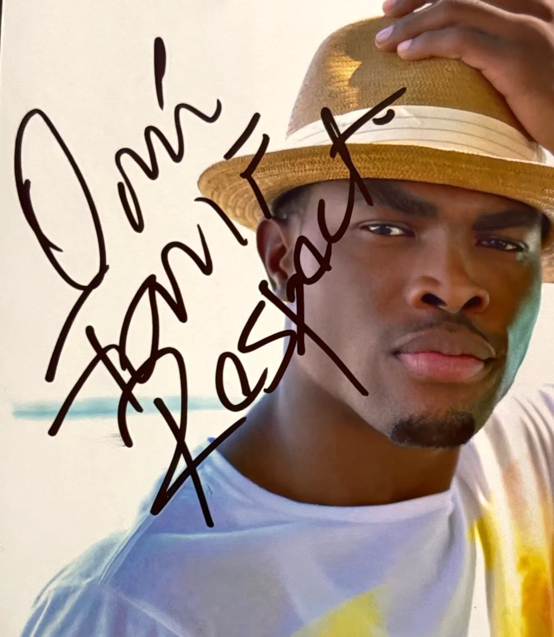 OMI SIGNED AUTOGRAPHED 8X10 PHOTO CHEERLEADER ME 4 U HULA HOOP PSA COA, image 2