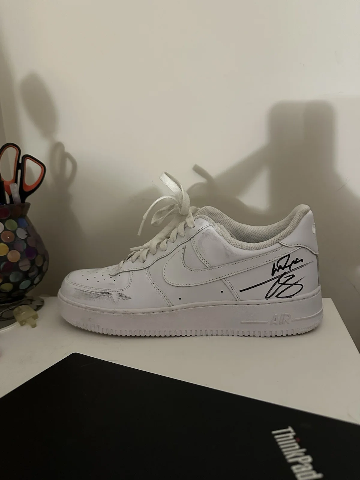 Flo Rida Signed Shoe (his Nike Air Forces Size 13 Men’s), image 2