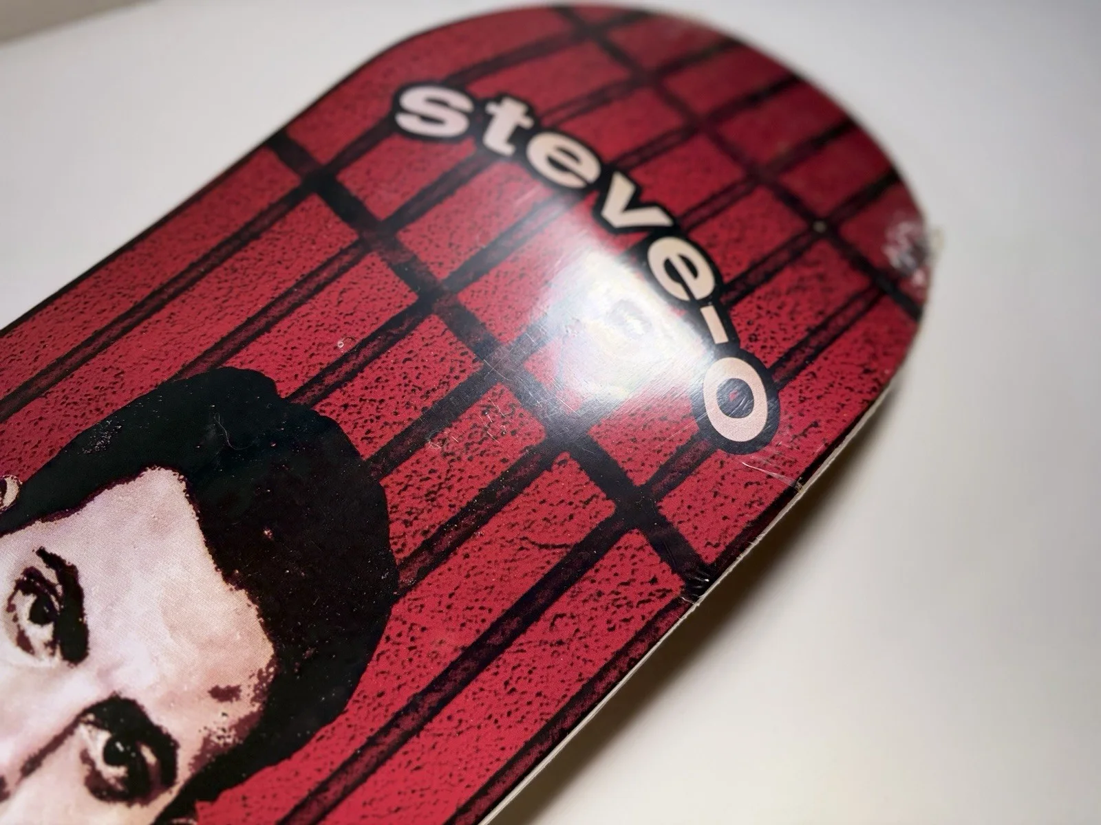 Steve-O — Steve-O Skateboard Signed Deck Mug Shot Autographed Brand New, image 3