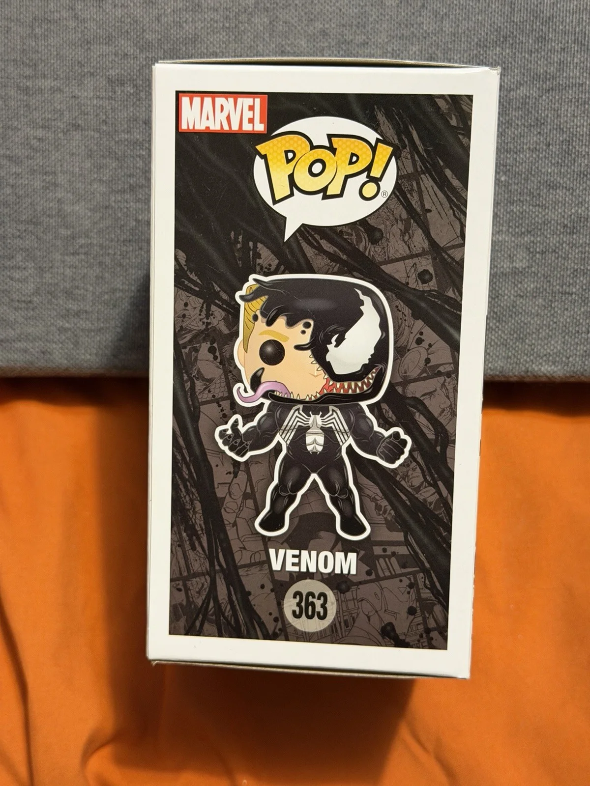 Tom Hardy — Tom Hardy Signed Venom 363 Funko Marvel Autograph Beckett COA Marvel Comics, image 3