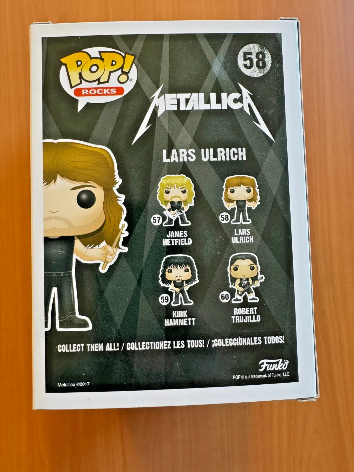 LARS ULRCH Signed Autographed Funko Pop 58 Beckett COA Metallica, изображение 4
