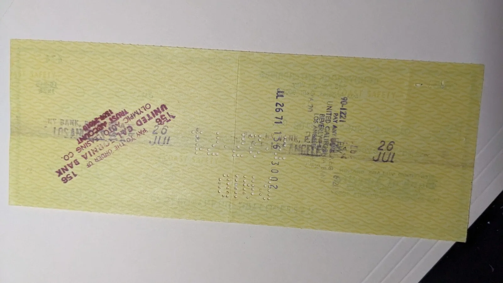 Walt Disney Autograph " BILL WALSH " Movie Producer Signature Mickey Mouse I11, изображение 3