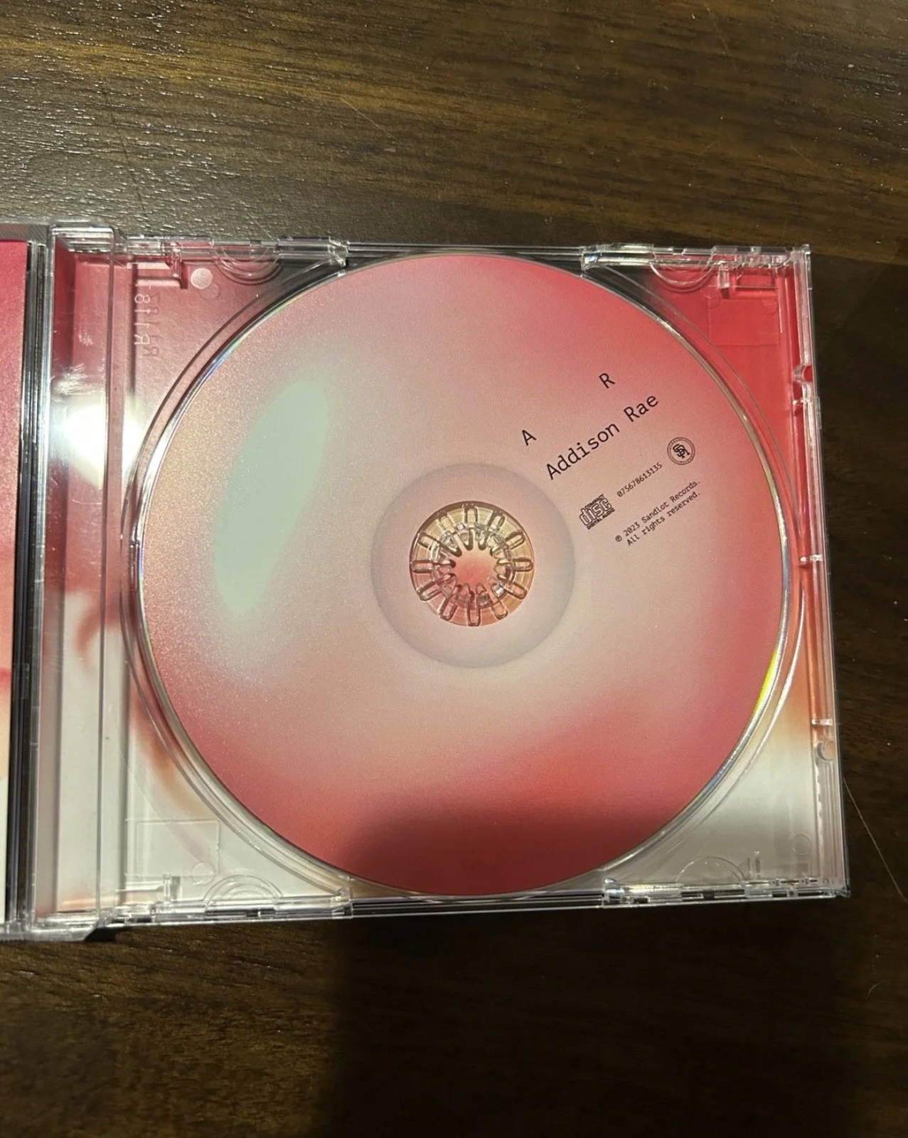 SIGNED AR By Addison Rae EP CD Autographed Art Card Insert, image 2