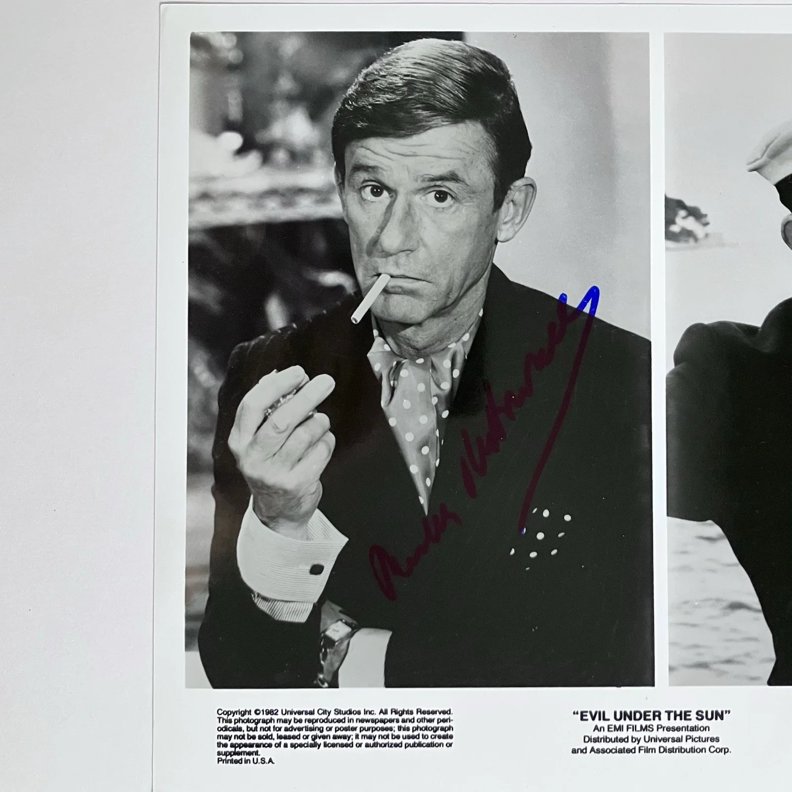 Roddy McDowall — RODDY McDOWALL (d.1998) Signed VINTAGE Publicity Photo / PLANET OF THE APES, изображение 3