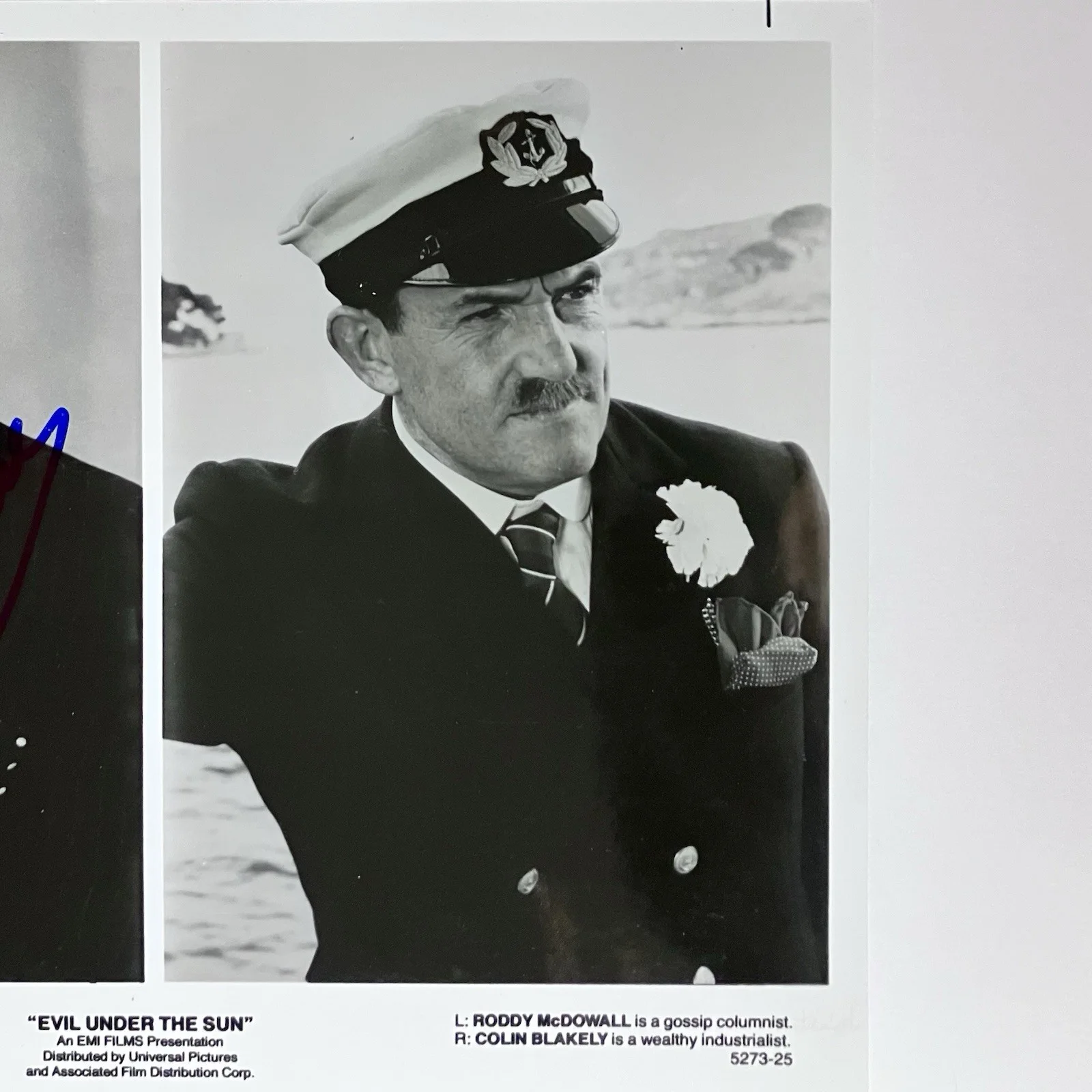Roddy McDowall — RODDY McDOWALL (d.1998) Signed VINTAGE Publicity Photo / PLANET OF THE APES, изображение 4