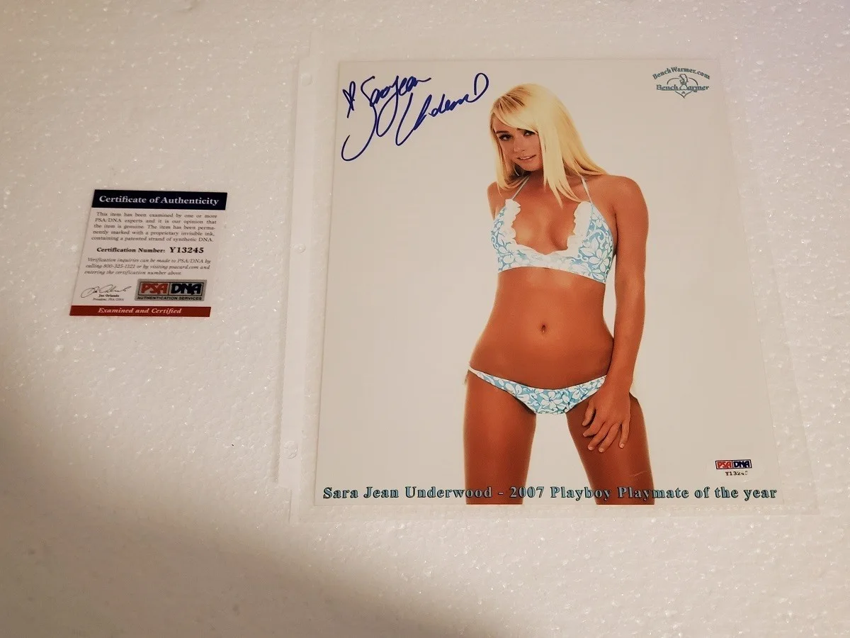 Sara J. Underwood — Sara Jean Underwood Signed 8 x 10 Photo PSA/DNA