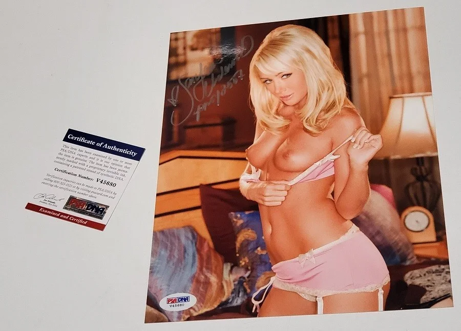 Sara J. Underwood — Sara Jean Underwood Signed 8 x 10 Photo PSA/DNA, изображение 2