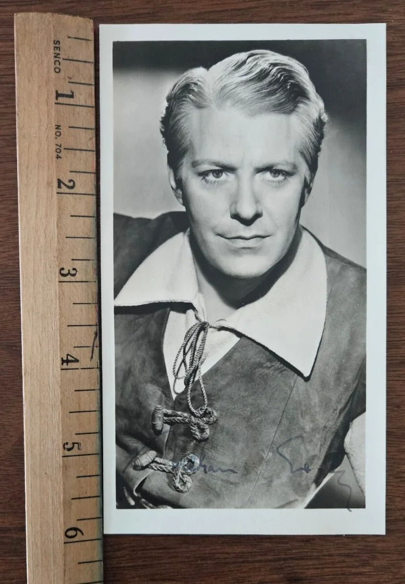 Nelson Eddy — Nelson Eddy Autographed Movie Star Photo 3 x 6, sent to fan (my Mom) 1944, изображение 5