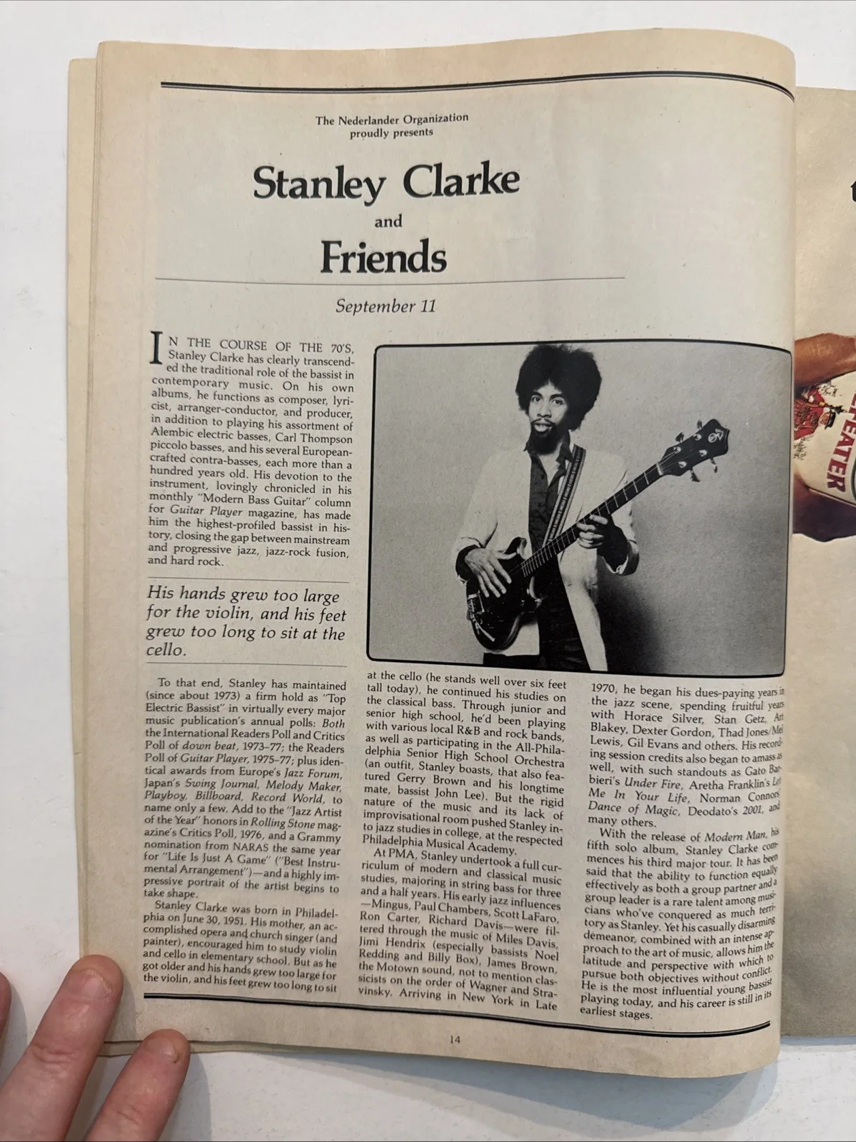 1979 Greek Theatre Program Teddy Pendergrass Talking Heads Midler Joni Mitchell, image 4
