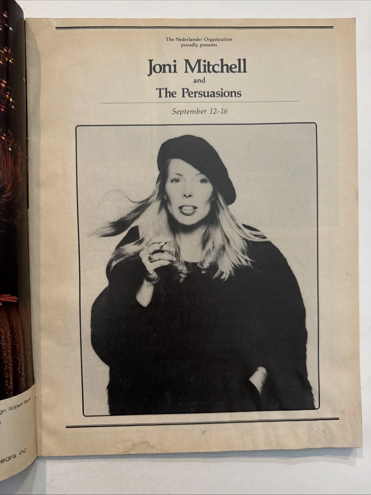 1979 Greek Theatre Program Teddy Pendergrass Talking Heads Midler Joni Mitchell, image 5