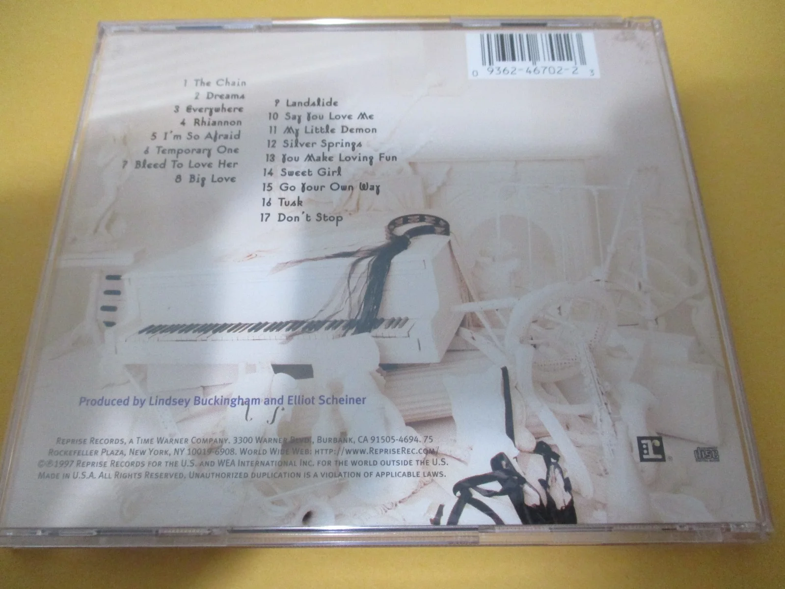 FLEETWOOD MAC SIGNED THE DANCE MUSIC CD LINDSEY MICK STEVIE JOHN CHRISTINE HOF, image 3