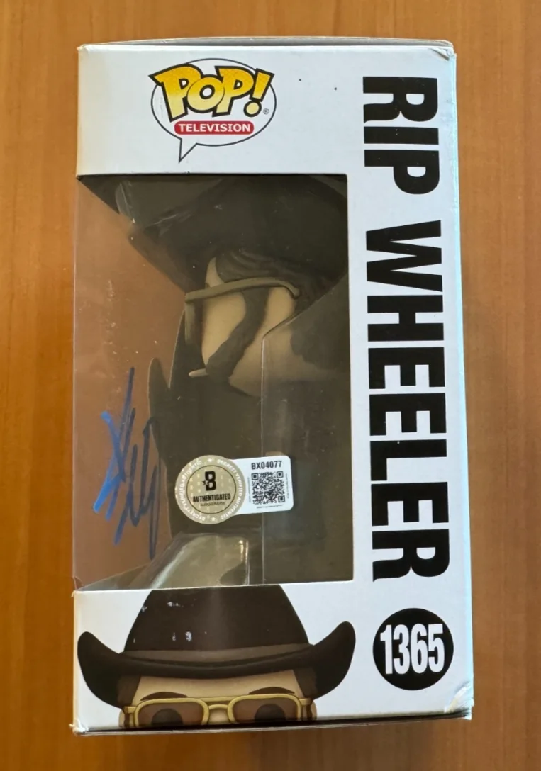 Cole Hauser Signed Rip Wheeler Funko Pop #1365 BAS Beckett COA Yellowstone, изображение 2