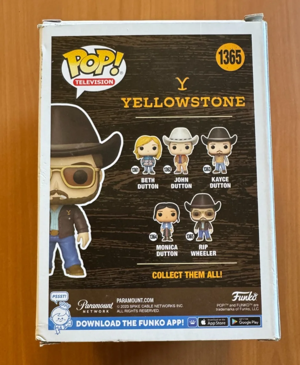 Cole Hauser Signed Rip Wheeler Funko Pop #1365 BAS Beckett COA Yellowstone, изображение 4