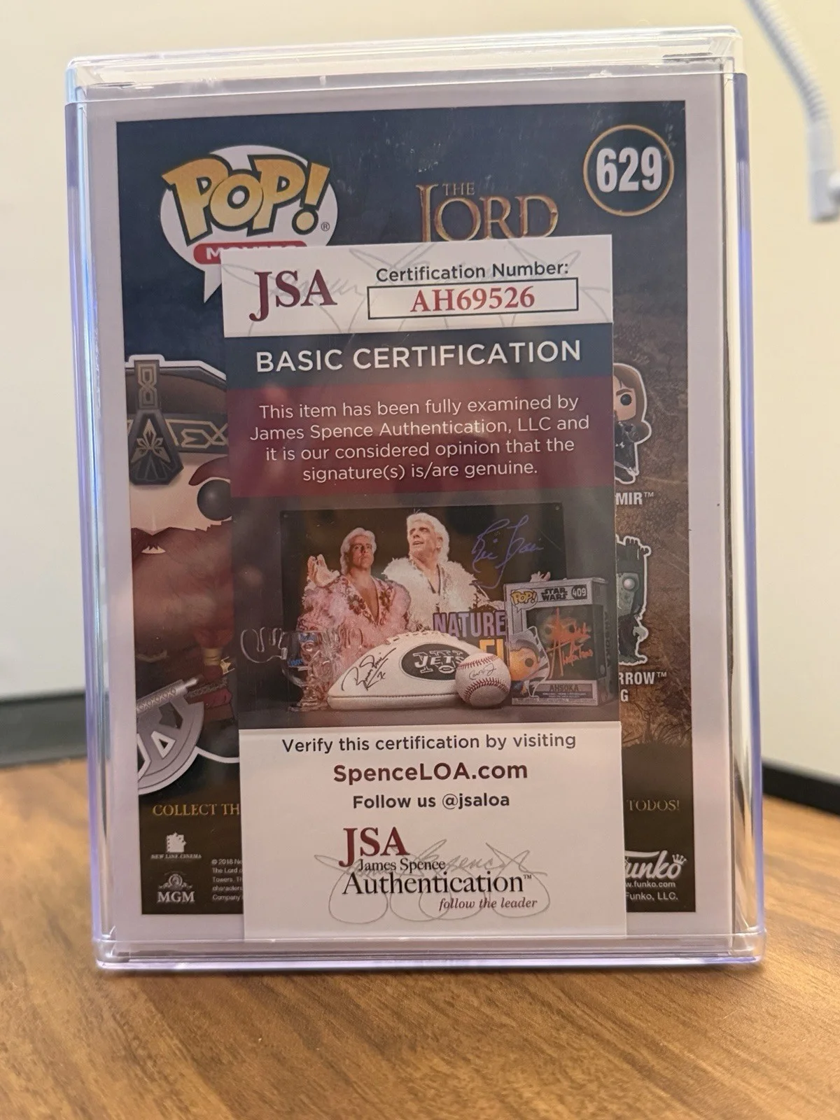 John Rhys Davies Signed Gimli Funko LOTR w/ “Dual Quotes!” Inscription JSA COA, изображение 3