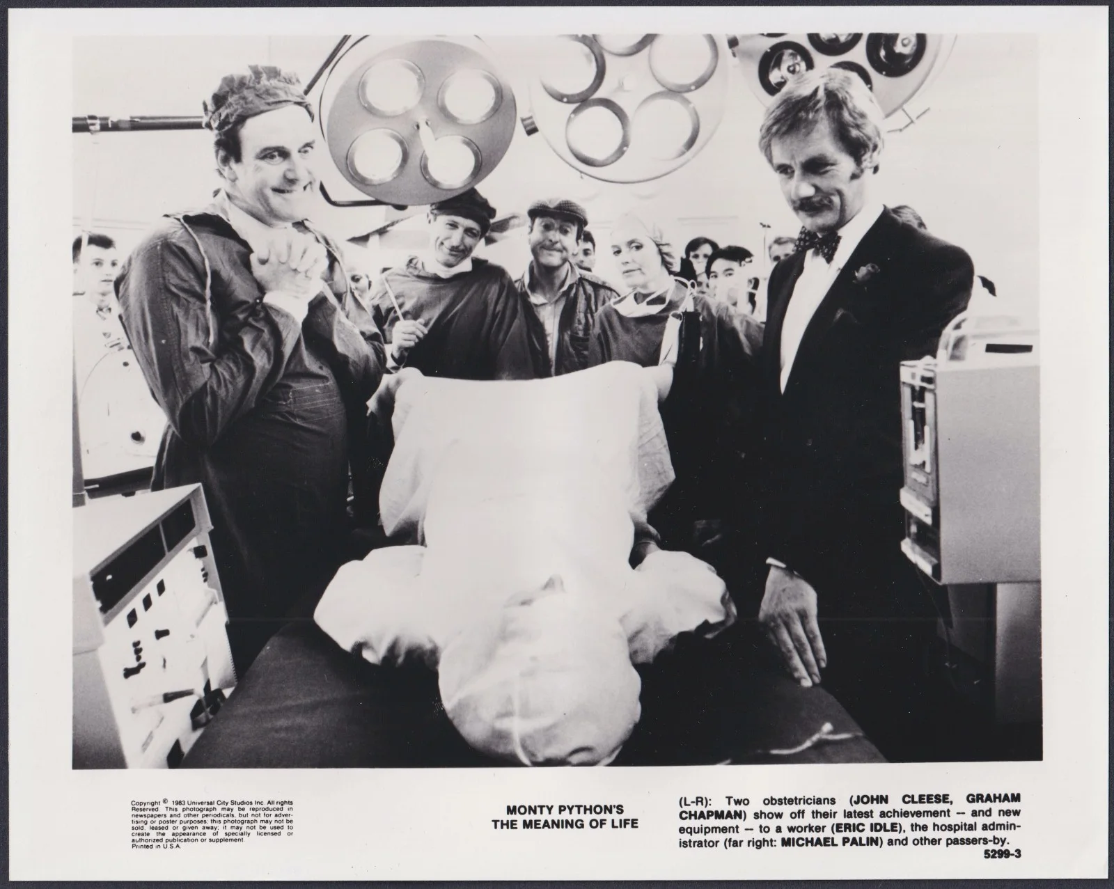 Monty Python's The Meaning of Life 10x ORIGINAL Film Press Stills Cleese Gilliam, image 3