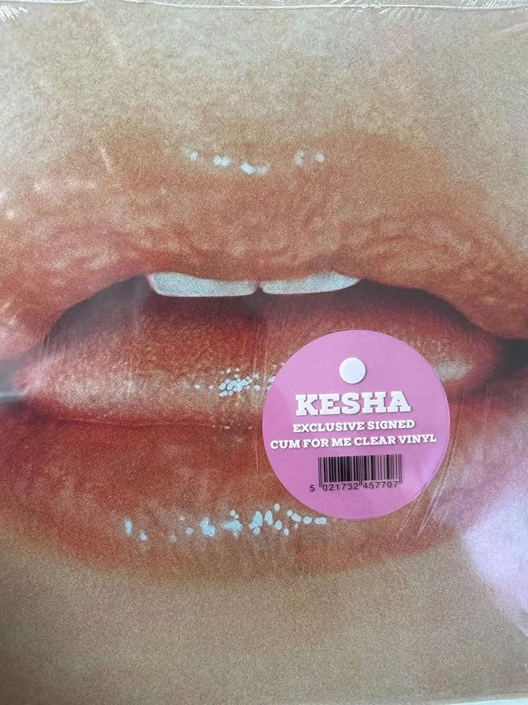 Kesha . Period NEW SIGNED Vinyl Cum For Me Clear Signed Sold Out, изображение 3
