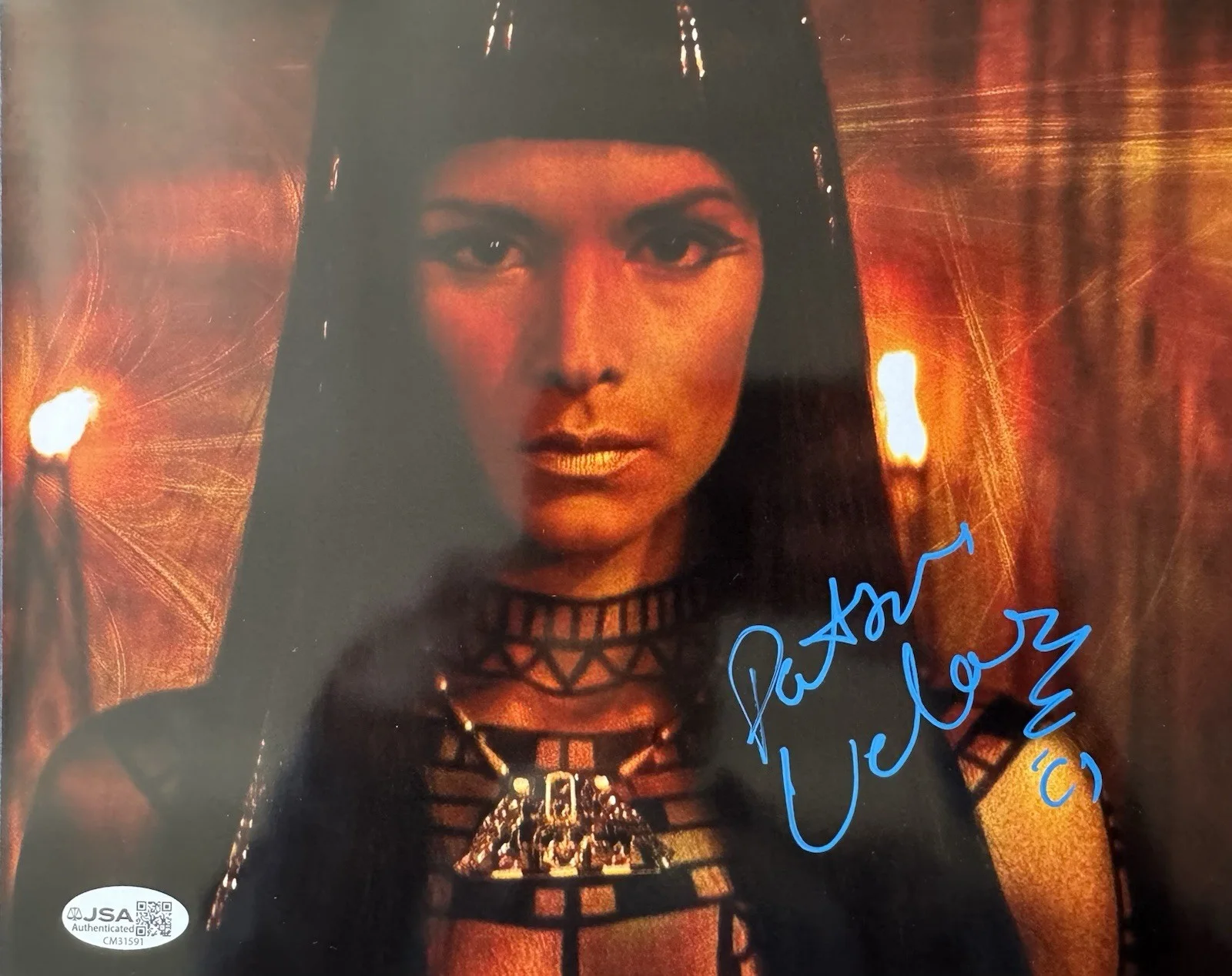 Patricia Velasquez — Patricia Velasquez Signed Autograph The Mummy 8x10 Photo JSA COA