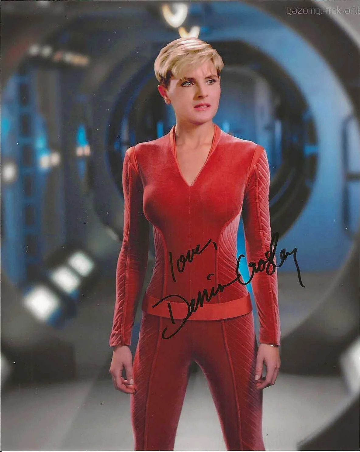 Denise Crosby — DENISE CROSBY - Color 8 x 10 - STAR TREK THE NEXT GENERATION - in Person