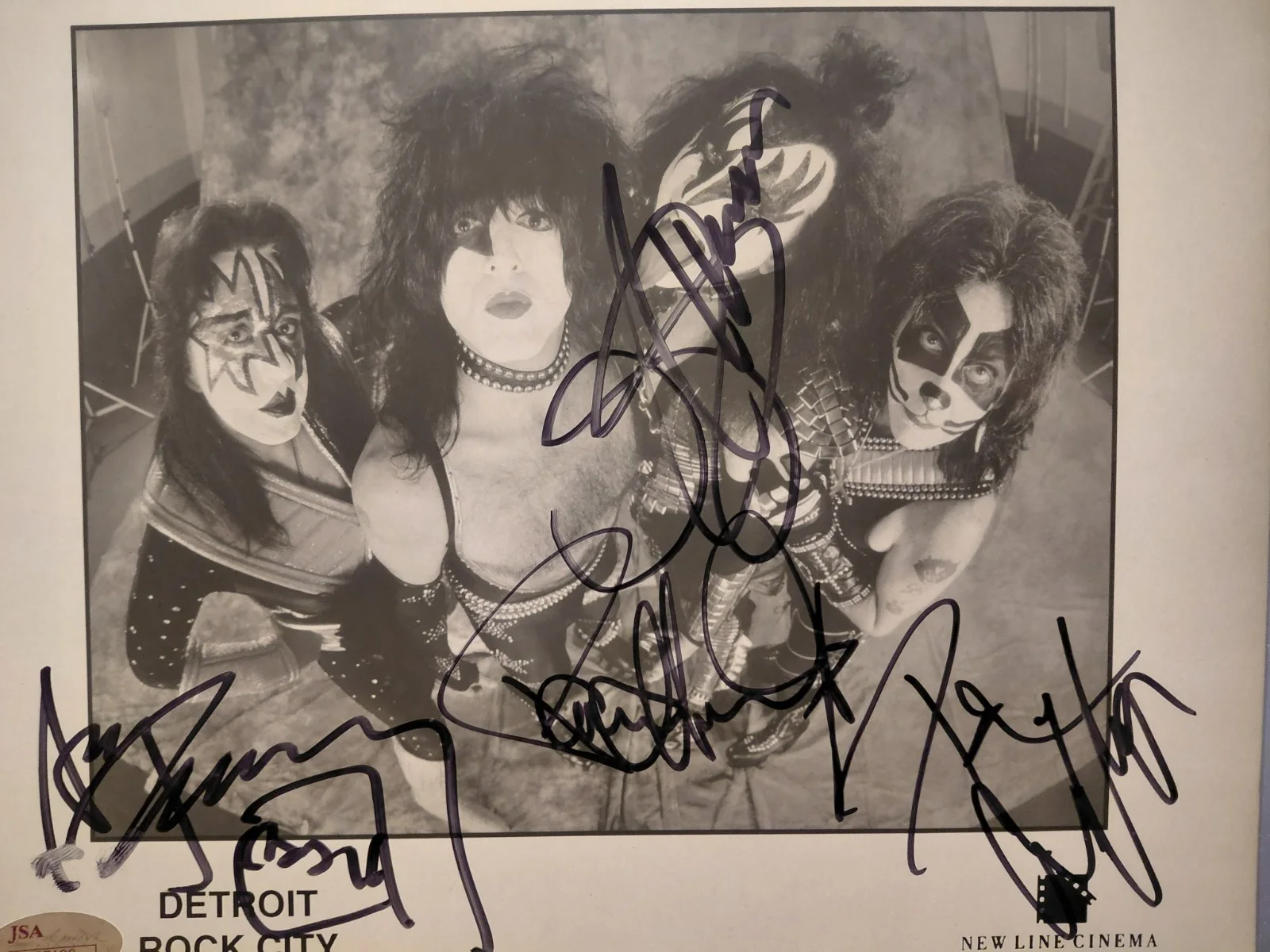 KISS signed Detroit Rock City promo 8X10 Paul Stanley Gene Simmons Ace..., изображение 2