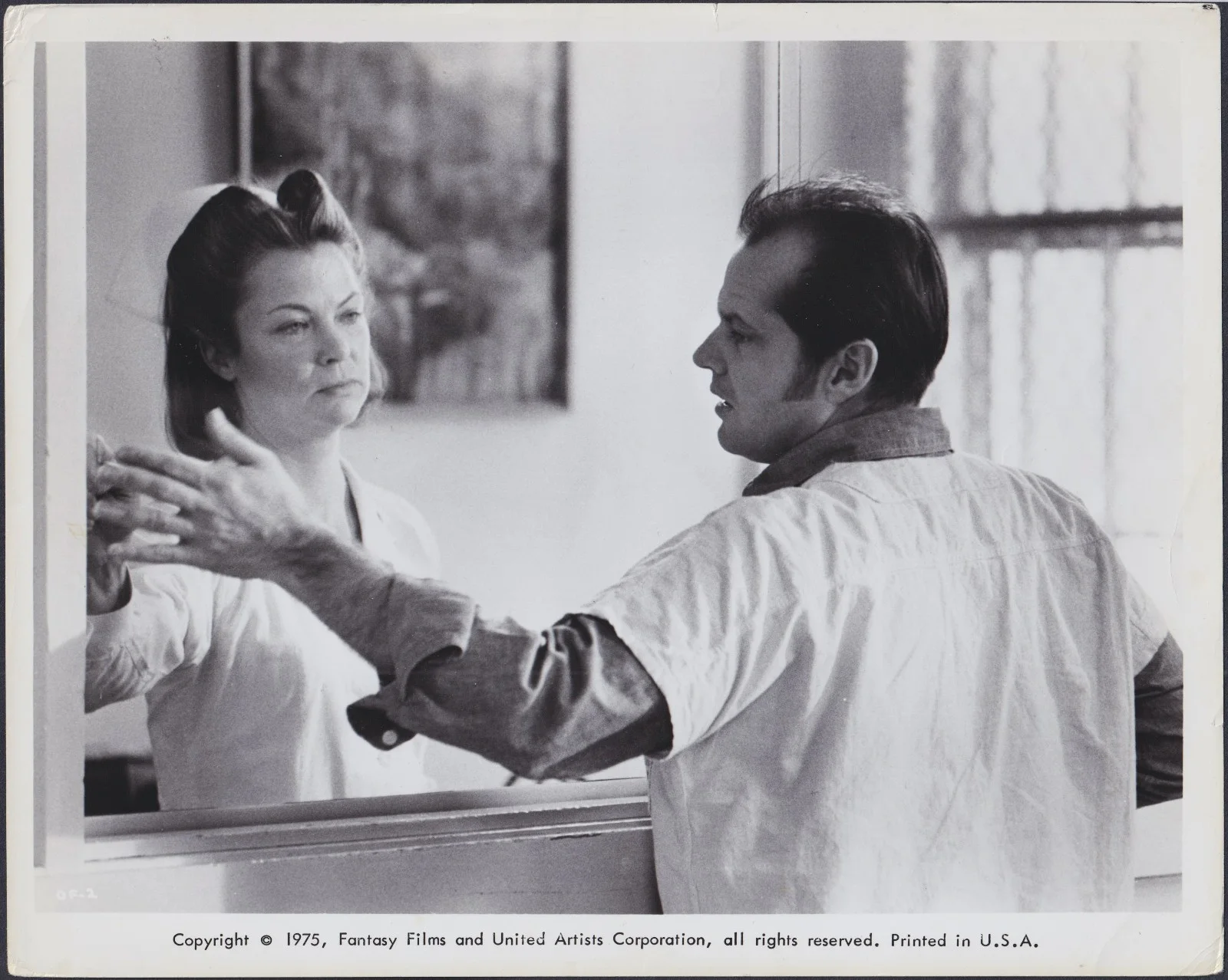 One Flew Over the Cuckoos Nest 9x ORIGINAL Press Stills Jack Nicholson 1975, изображение 4