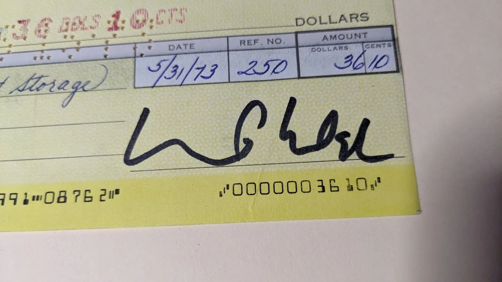 Walt Disney Autograph " BILL WALSH " Movie Producer Signature Mickey Mouse I11, изображение 2