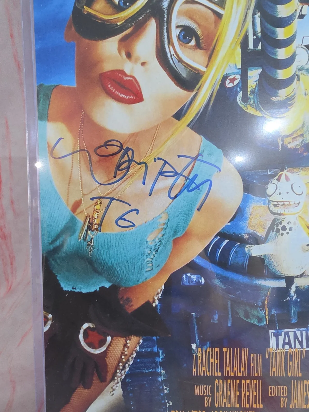 Lori Petty — Lori Petty Signed Tank Girl 11x17 Movie Poster With COA, изображение 2