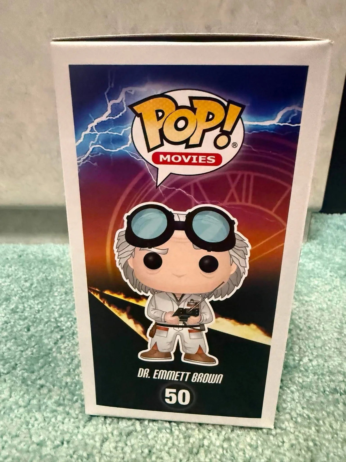 Christopher Lloyd — Christopher Lloyd signed Dr. Emmett Brown Funko Pop #50 Back to the Future JSA, image 5