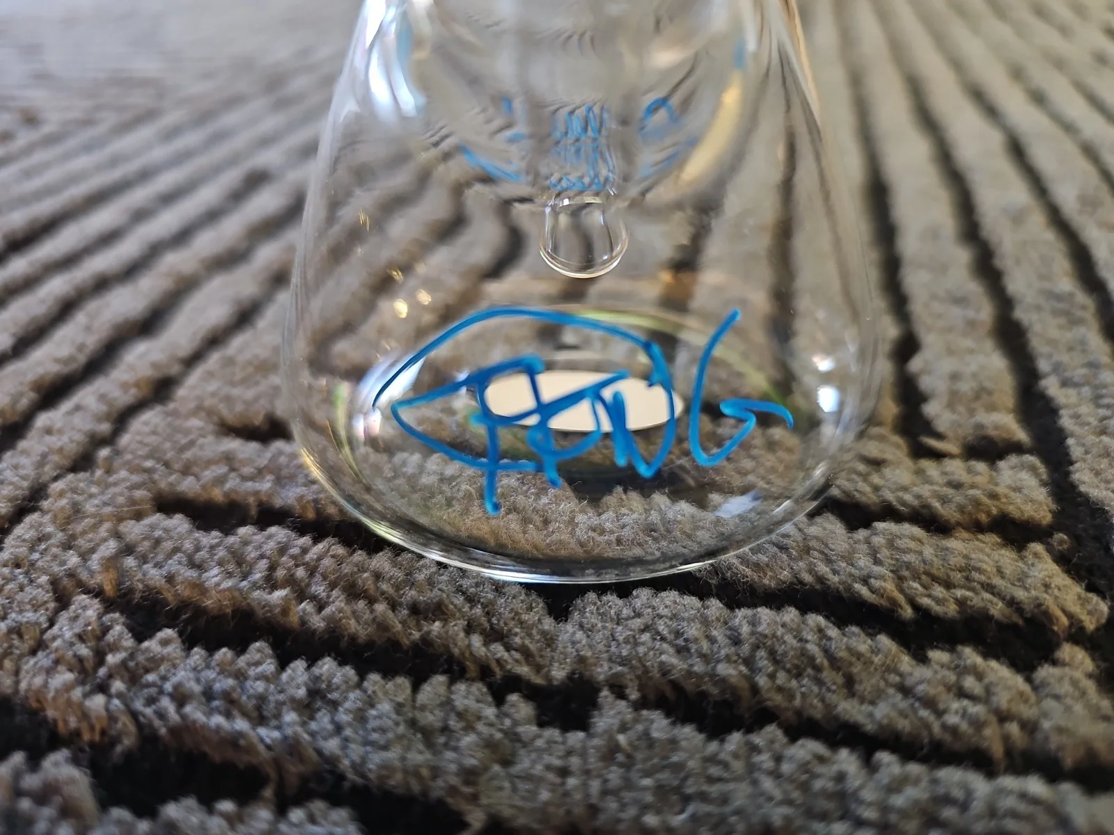 Cheech And Chong Autograph Glass Bong JSA Authentication, image 2