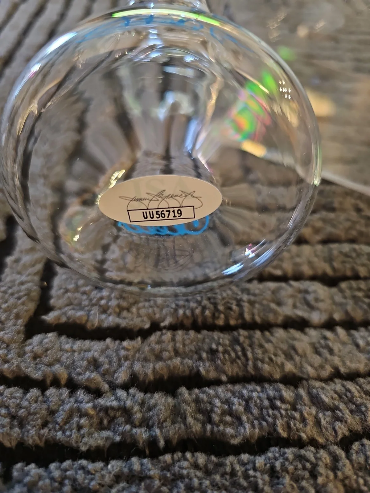 Cheech And Chong Autograph Glass Bong JSA Authentication, image 5