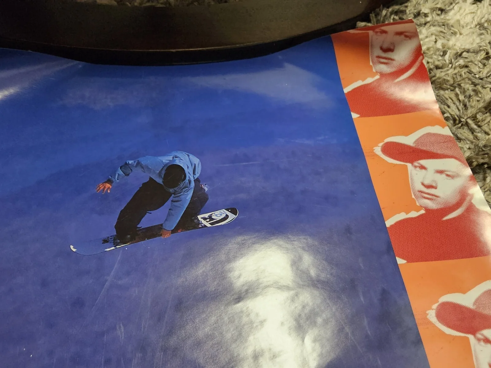 Signed Autographed Burton Snowboard Poster JP Solberg 26" X 19", изображение 2