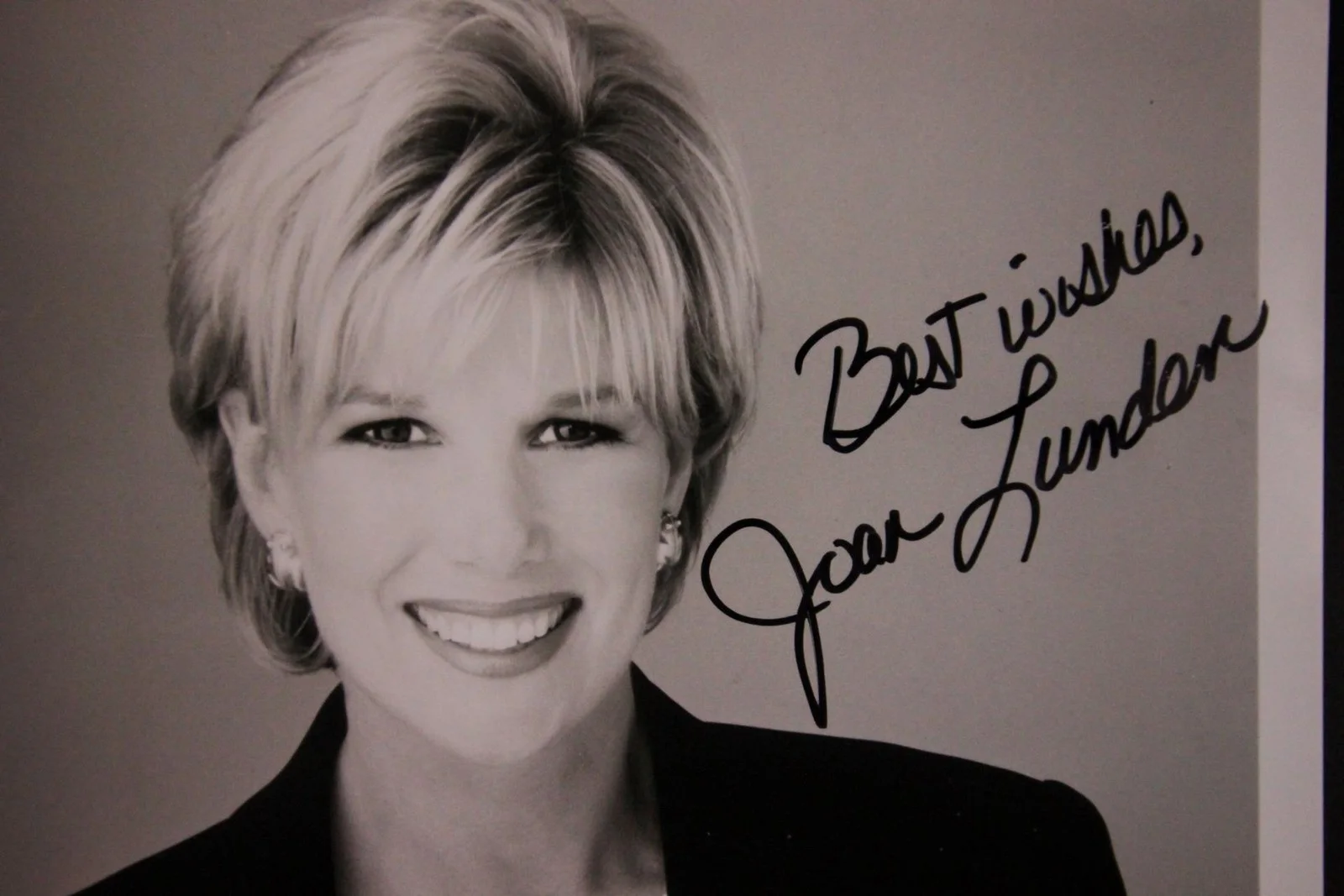 Joan Lunden — TV Journalist JOAN LUNDEN (GOOD MORNING AMERICA) AUTOGRAPH PHOTO~, изображение 2