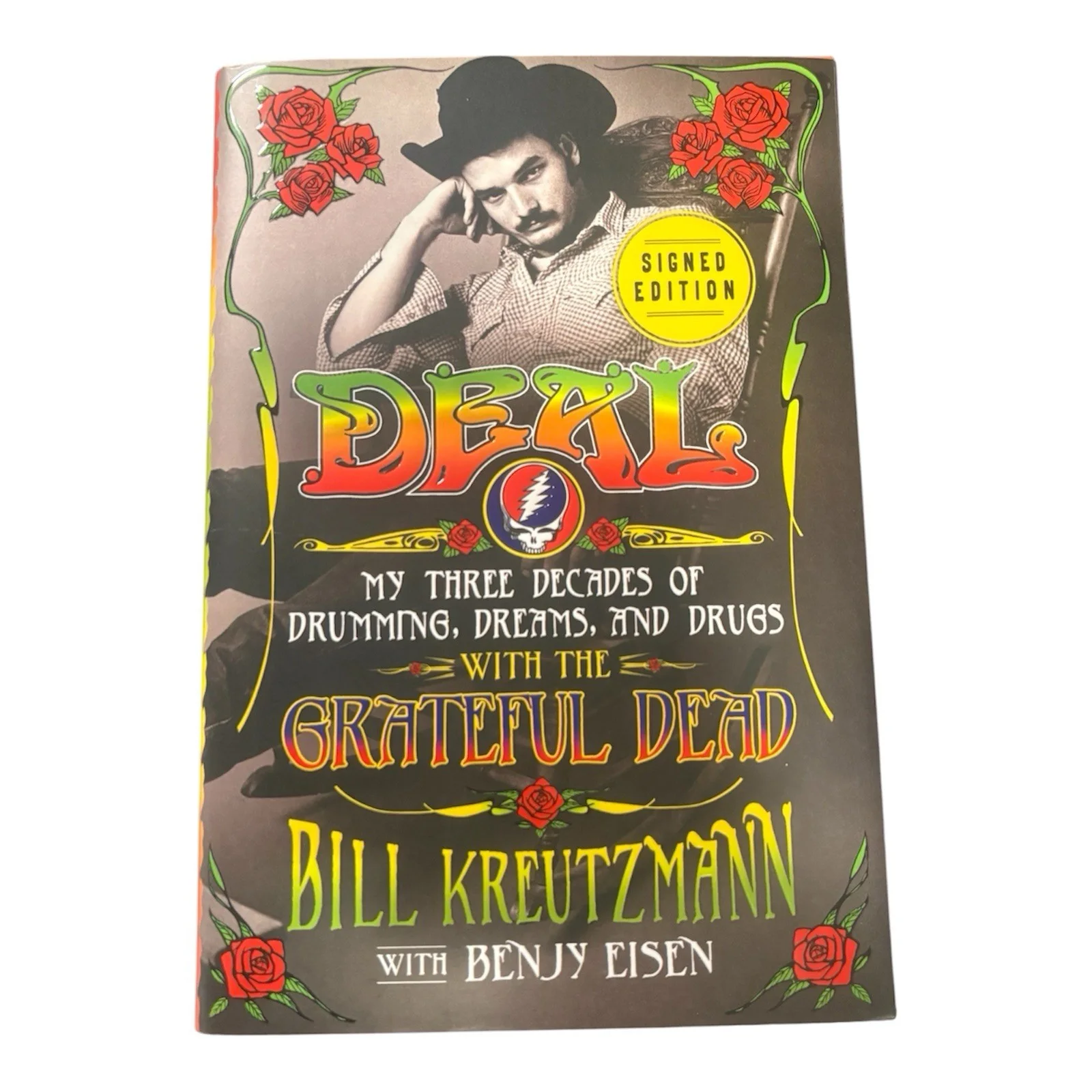 Bill Kreutzmann — Deal My Three Decades of Drumming Dreams Drugs Grateful Dead 1st Edition Signed, изображение 2